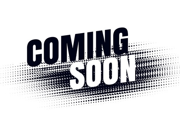 Rendering "Coming Soon" logo